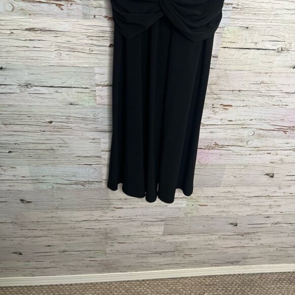 Joseph ribkoff black dress size 4 swing - Picture 2 of 8